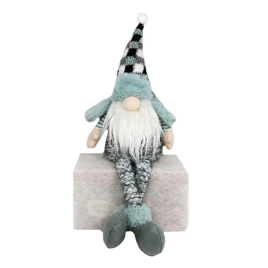 BLUE EAR FLAP DANGLE GNOME / K47659