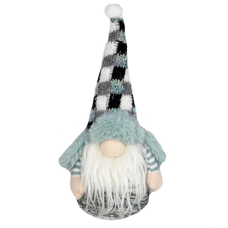 BLUE EAR FLAP SITTER GNOME SMALL / K47661
