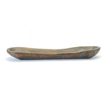 WOODEN OVAL BOWL / B509