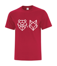 Load image into Gallery viewer, CANUCK RED TEE - BEAR + FOX
