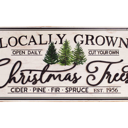 CHRISTMAS TREE SIGN / S316