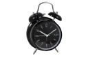 Load image into Gallery viewer, BLACK TWIN BELL ALARM CLOCK / S402
