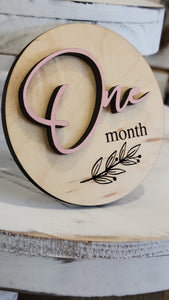 3D BABY MILESTONES