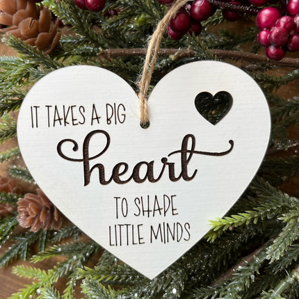 IT TAKES A BIG HEART ORNAMENT