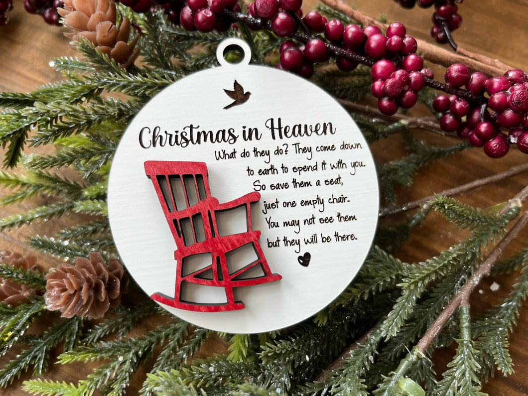 CHRISTMAS IN HEAVEN ORNAMENT