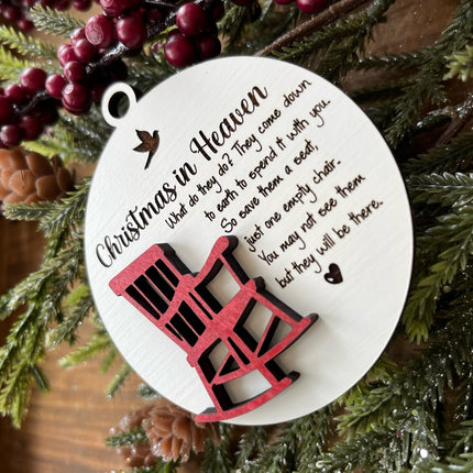 CHRISTMAS IN HEAVEN ORNAMENT