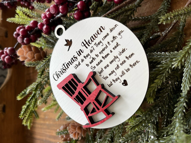 CHRISTMAS IN HEAVEN ORNAMENT