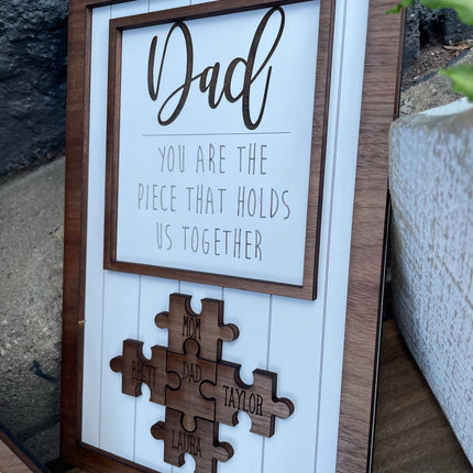 DAD PUZZLE SIGN