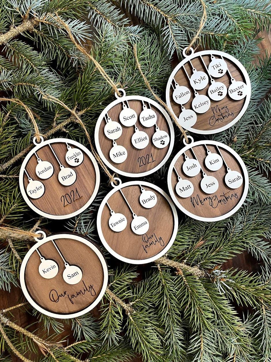 FAMILY ORNAMENTS