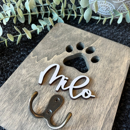 PAW CUTOUT LEASH HOLDERS