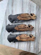 Load image into Gallery viewer, ENGRAVED POCKET UTENSIL - KNIFE
