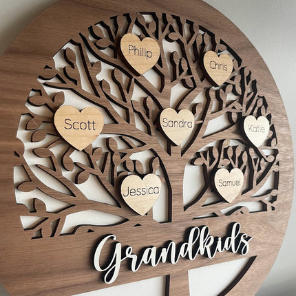 CIRCULAR GRANDKIDS TREE