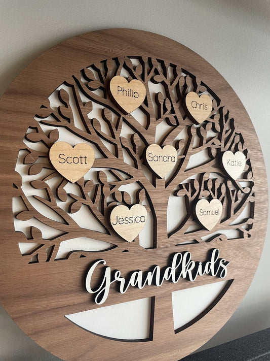 CIRCULAR GRANDKIDS TREE