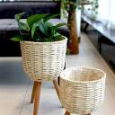 WOVEN PLANTER STANDS / S828