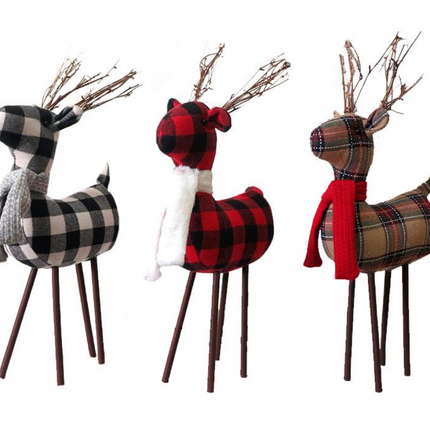PLAID REINDEER  / K45820