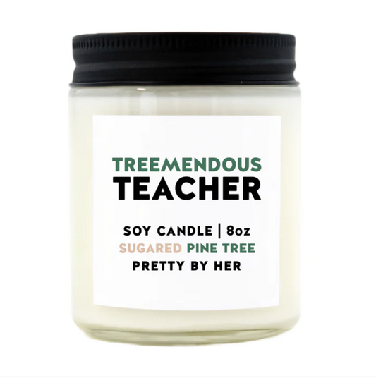 TREEMENDOUS TEACHER CANDLE