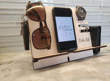 Load image into Gallery viewer, DOCKING STATION (CELL PHONE STAND) PERSONALIZED
