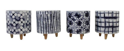 4 PATTERN BLUE WITH LEGS / S205 *
