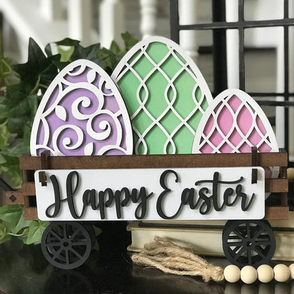 EASTER EGGS INTERCHANGEABLE WAGON DIY