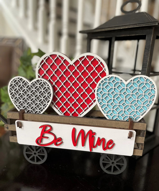 BE MINE INTERCHANGEABLE WAGON DIY