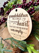 Load image into Gallery viewer, PERSONALIZED GRANDCHILDREN ORNAMENT
