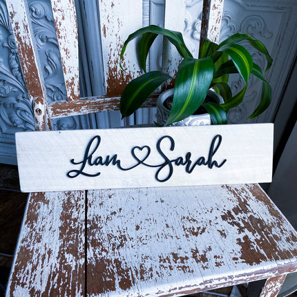 COUPLES SIGN - 3D NAMES