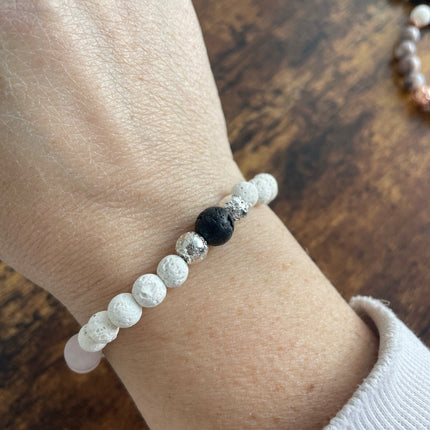 GEMSTONE LAVA BRACELET