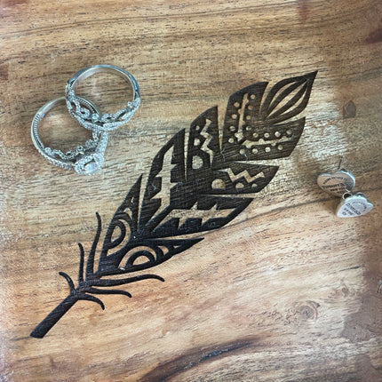 ENGRAVED KEY OR JEWELLERY DISH