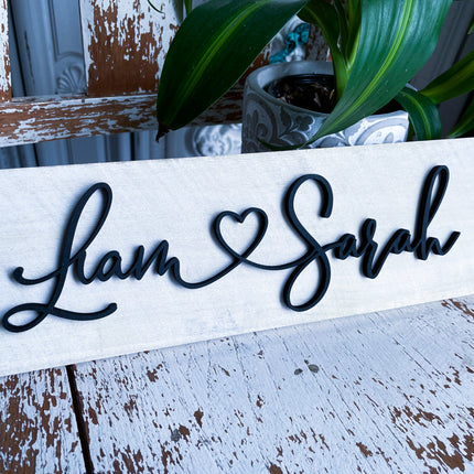 COUPLES SIGN - 3D NAMES