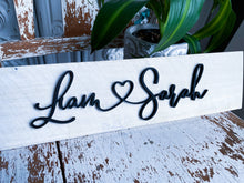Load image into Gallery viewer, COUPLES SIGN - 3D NAMES

