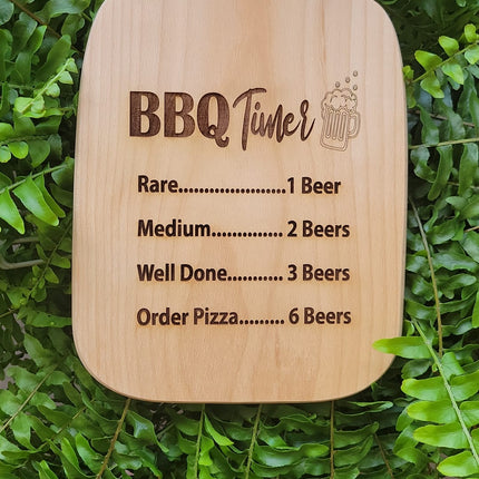 ENGRAVED BBQ TIMER BOARD