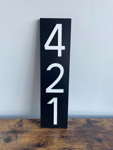 HOUSE NUMBER SIGN