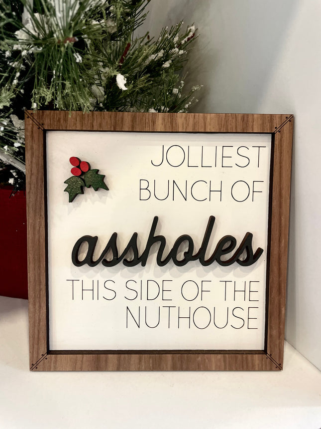 JOLLIEST BUNCH OF / 6" SHELF FRAMED